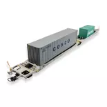 Articulated container wagon Pullman 36546 - NL / AAEC - HO 1/87