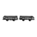 PLM steel dump cars with 4 doors, REE Models WB-812, HO 1/87th