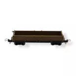 Wagon plat brun MiniTrains 5140 - HOe 1/87