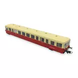 Aanhangwagen XR-7405 Rood/Crème "LIMOGE" REE MODELS VB443 - SNCF - HO 1/87