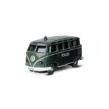 Bus VW T1 Police + ambulance combo 2.4G LCD - Carson 500504152 - HO 1/87 