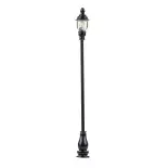 Lampadaire à arc et mat métallique avec LED - HO 1/87 - Faller 180108