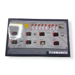 Coffret TGV blanc à personnaliser - Mehano T873 - HO 1/87 - Analogique - 2R