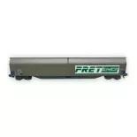 Habbins sliding wall wagon FRET ARNOLD HN6636 SNCF - N 1/160 - EP IV/V