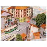 Immeuble d’angle à 90° (Café - Bar - Tabac) - Régions et Compagnies VIL019 - HO 1/87 