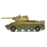 Véhicule militaire - Char d'assaut T-34/76 Modèle 1943 - ITALERI 6570 - 1/35