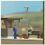 Police fédérale avec chien renifleur - Coffret d'action scénette - Busch 79873 - HO 1/87