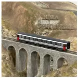 Voiture voyageurs VSE A9u, livrée corail, logo carmillon - LS Models 40382 - HO 1/87 - SNCF - Ep IV - 2R