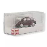  Voiture Renault 4CV découvrable - Busch 46573 - HO 1/87 - livrée "rouge bordeaux"