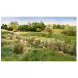 Fibre vert moyen - Woodland Scenics FG174 - 8g