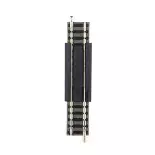 Rail droit ballasté extensible 83 à 111 mm Fleischmann 9110 - N : 1/160 - Code 80