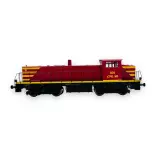 Locomotive Diesel 856 -Soute 5000L - Analogique - REE MODELES JM016 - CFL - HO Ep IV-V