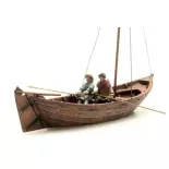 Barca a vela e 2 figure del XV secolo - Artitec 10.334 - HO 1/87