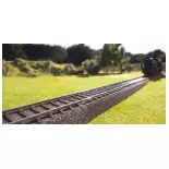 Rail courbe R2 30° Trix 62230 - Rayon 437,5 mm - HO : 1/87 - Code 83 - Voie C