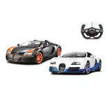 Elektrische auto - Bugatti Grand Sport - zwart en blauw RTR - T2M RS70400 - 1/14