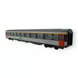 Voiture voyageurs VSE A9u, Corail, logo Nouille - LS Models E100 - HO 1/87 - SNCF - Ep IV - 2R