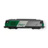 Locomotive Diesel BB467505 "FRET" - JOUEF HJ2342 - SNCF - HO 1/87 - EP VI - 2R - Analogique