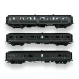 Set de 3 voitures voyageurs - Express Nord - LS Models 40325 - HO : 1/87 - SNCF - EP III