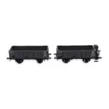 Pack 2 wagons tombereaux OCEM 19 REE Modèles WB828 - HO 1/87