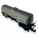 Vagón cisterna de 4 ejes "Nacco-Solvay" - Arnold HN6605 - N 1/160 - SNCF - Ep V - 2R