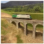 Locomotive Électrique BB 37044 CAPTRAIN - REE MODÈLES NW-302 - N 1/160 - SNCF - EP VI - Analogique - DC