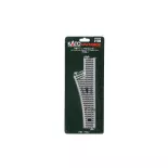 Aiguillage à gauche Unitrack (HP490L) - Kato 2-840 - HO 1/87