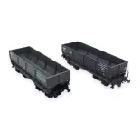 Set de 2 wagons trémies Redange-Dilling DM - LS Models 31105 - HO : 1/87 - SNCF - EP III