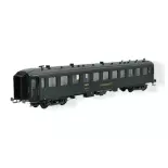 Une Voiture BACALAN B3r "Buffet" logo jaune - REE MODELES VB376 - SNCF - HO 1/87