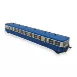 Trailer XR-8274 Modernised Blue "DIJON" REE MODELES VB447AC - SNCF - HO 1/87