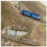 Set de 2 wagons bâchés à 2 essieux type K70 Kils, livré bleu, « FRET » - Arnold HN6696 - N 1/160 - SNCF - Ep IV/V - 2R
