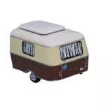 Caravan Eriba Pan ivoorbeige BREKINA 95585 SAI 2692F - HO 1/87