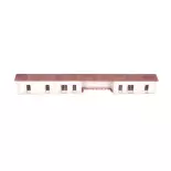 Abri de quai PLM XXL - Bois Modelisme 101019 - HO 1/87