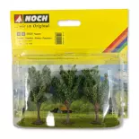 Pack of 3 poplars Noch 25525 - N1/160 - Z 1/220 - Height 55 mm