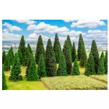 Lot de 100 Sapins - Faller 181543 - Toutes Echelles 