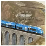 Doppeltriebwagen AGC B81661 / B81662 Auvergne Rhône Alpes - LS Models 10089S - HO 1/87 - SNCF - Ep VI - Digitaler Sound - 2R