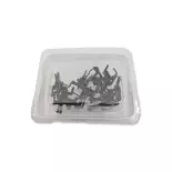 Set de 10 attelages universels Esu 41000 HO 1/87 - pour prise NEM