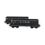 Set de 2 vagones tombereaux DMH Sitram - Ls Models 31118 - HO : 1/87 - SGW - EP IV