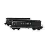 Set de 2 wagons tombereaux DMH Sitram  - Ls Models 31118 - HO : 1/87 - SGW - EP IV