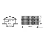 Quai de gare de Kienbach KIBRI 39568 - HO 1/87 - 430 x 220 x 138 mm