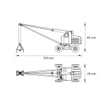 T170 blue wheel loader - AUHAGEN 41674 HO 1/87