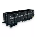 Coffret de 3 wagons TP tombereaux Haut Clamecy - Ree Modèles WB-852 - HO 1/87 - SNCF - EP III - 2R 