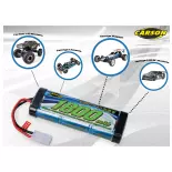 Batterie NiMH 7,2V 1800mAh Race avec connecteur Tamiya - CARSON 500608221