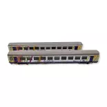 Set de 2 voitures VTU Alsace - LS Models 41211 - HO 1/87 - SNCF - Ep VI - 2R