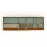 Atelier Halbfassade - BOIS MODELISME 106017 - HO 1/87 - 222x20x98mm