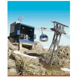 Seilbahn "Titlis" mit 2 beleuchteten Kabinen Brawa 6331 - HO: 1/87