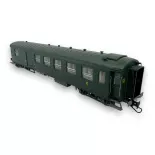 Voiture métallisée Ex-PLM vert - REE Modèles VB463 - HO 1/87 - SNCF - EP III.D