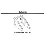 Plaster masonry arch culvert - WOODLAND SCENICS C1263 - HO 1/87
