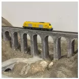 Locomotive diesel BB 75080 Infra, sans moteur - Rocky rail 675080D - N 1/160 - SNCF - Ep VI