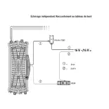 Traversée Jonction Double R2 24,3° Trix 62624 - 188,3 mm - HO : 1/87 - Code 83 - Voie C