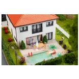 Maison WeberHaus ModernLife - Faller 130648 - HO 1/87 - EP VI - 140 x 119 x 91 mm